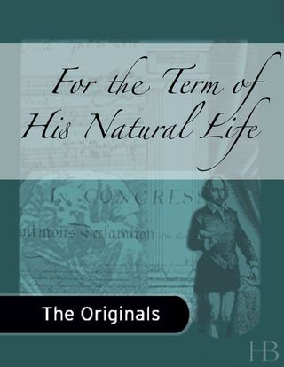 Cover image: For the Term of His Natural Life
