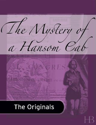 Omslagafbeelding: The Mystery of a Hansom Cab