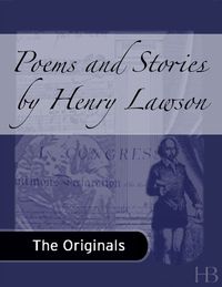Immagine di copertina: Poems and Stories by Henry Lawson