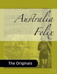 Cover image: Australia Felix