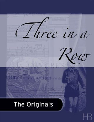 Cover image: Three In a Row