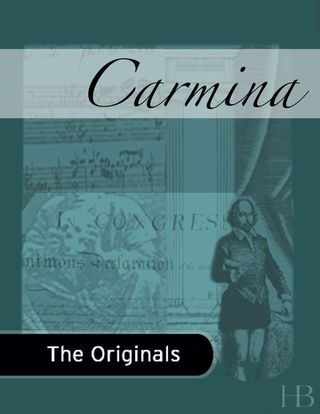 Cover image: Carmina