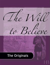 Cover image: The Will To Believe