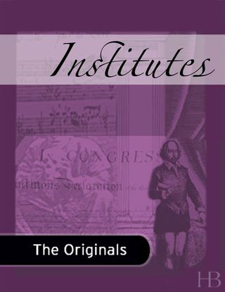 Imagen de portada: Institutes