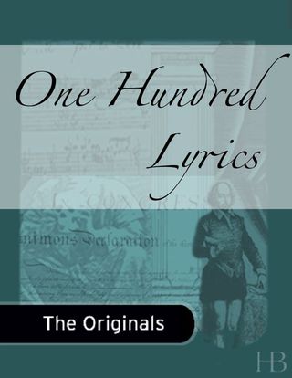 Cover image: One Hundred Lyrics