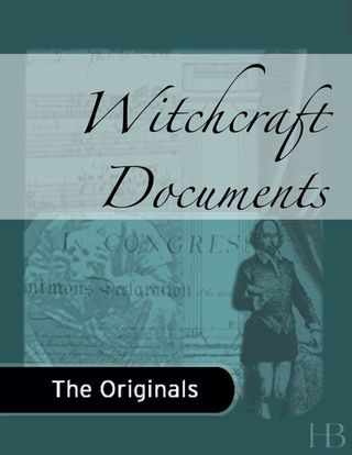 Cover image: Witchcraft Documents