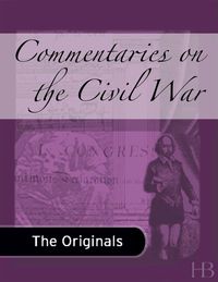 Cover image: Commentaries on the Civil War