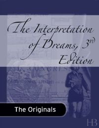 Imagen de portada: The Interpretation of Dreams 3rd edition