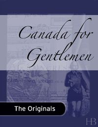 Immagine di copertina: Canada for Gentlemen