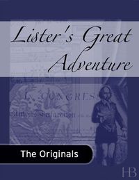Cover image: Lister's Great Adventure