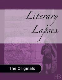 Cover image: Literary Lapses
