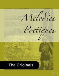 Cover image: Mélodies Poétiques