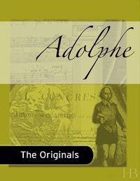 Cover image: Adolphe