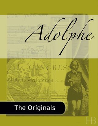 Imagen de portada: Adolphe