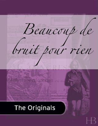 Cover image: Beaucoup de bruit pour rien