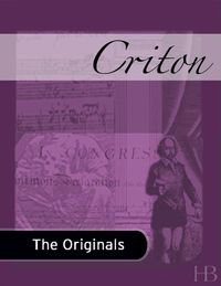 Cover image: Criton