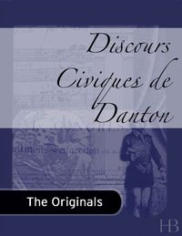 Cover image: Discours Civiques de Danton