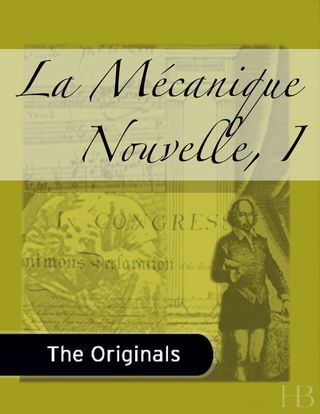 Imagen de portada: La Mécanique Nouvelle, I