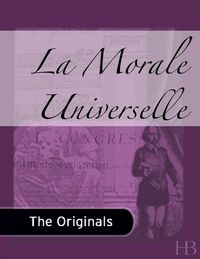 Cover image: La Morale Universelle