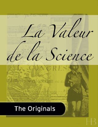 表紙画像: La Valeur de la Science