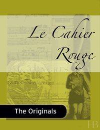 Cover image: Le Cahier Rouge