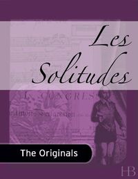 Cover image: Les Solitudes