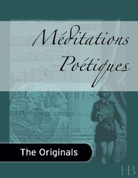 Titelbild: Méditations Poétiques