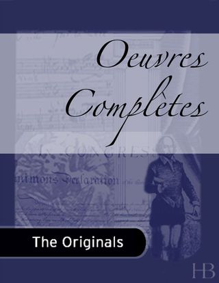 Imagen de portada: Oeuvres Complètes