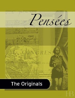 Cover image: Pensées