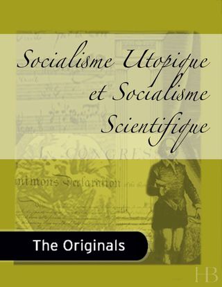 Cover image: Socialisme Utopique et Socialisme Scientifique