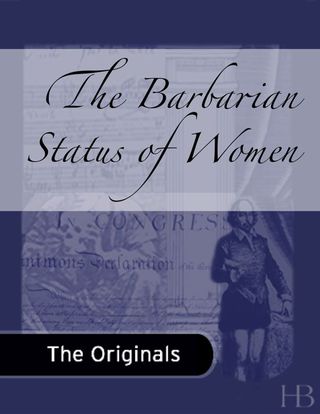 Imagen de portada: The Barbarian Status of Women