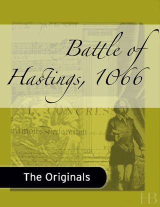 Omslagafbeelding: Battle of Hastings, 1066