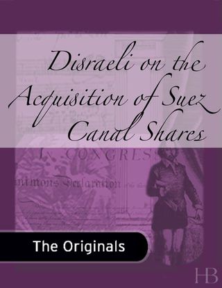 Imagen de portada: Disraeli on the Acquisition of Suez Canal Shares