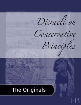 Imagen de portada: Disraeli on Conservative Principles