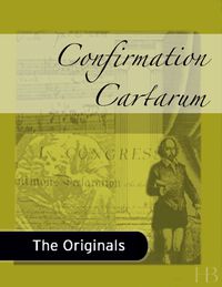 Imagen de portada: Confirmation Cartarum