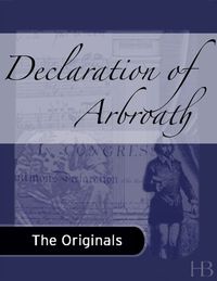 Cover image: Declaration of Arbroath