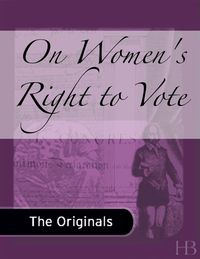 Imagen de portada: On Women's Right to Vote