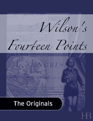 Titelbild: Wilson's Fourteen Points