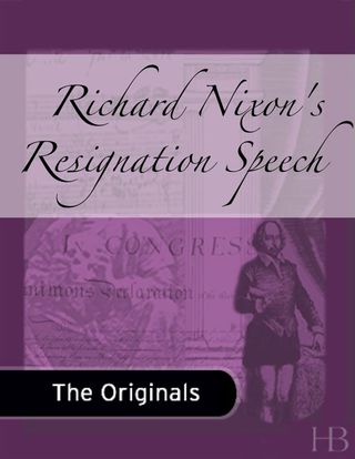 Imagen de portada: Resignation Speech