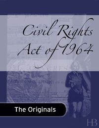 Cover image: Civil Rights Act of 1964