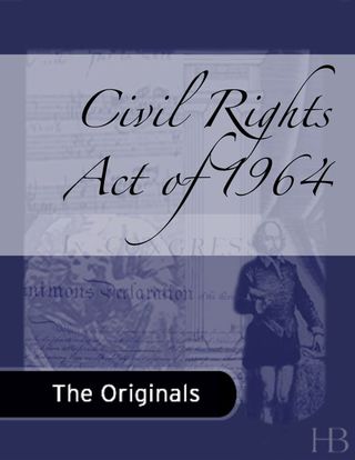 表紙画像: Civil Rights Act of 1964