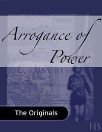 Cover image: Arrogance of Power