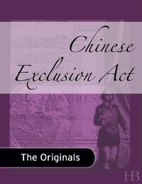 Imagen de portada: Chinese Exclusion Act