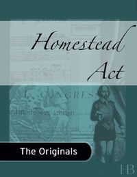 Imagen de portada: Homestead Act