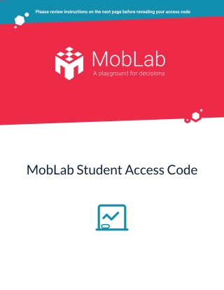 Cover image: MobLab Student Access Code moblab2020