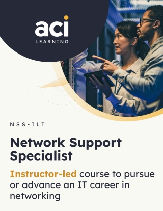 Cover image: Network Support Specialist: Instructor-Led Certification Training Program 1st edition NSSILT