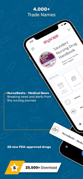 Cover image: Saunders Nursing Drug Handbook, Mobile App 23rd edition 9780323930765
