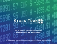 Omslagafbeelding: StockTrak.com Stock Portfolio Simulation Student Account, Short: Student access to StockTrak.com for up to 7 weeks. 1st edition StockTrakShort